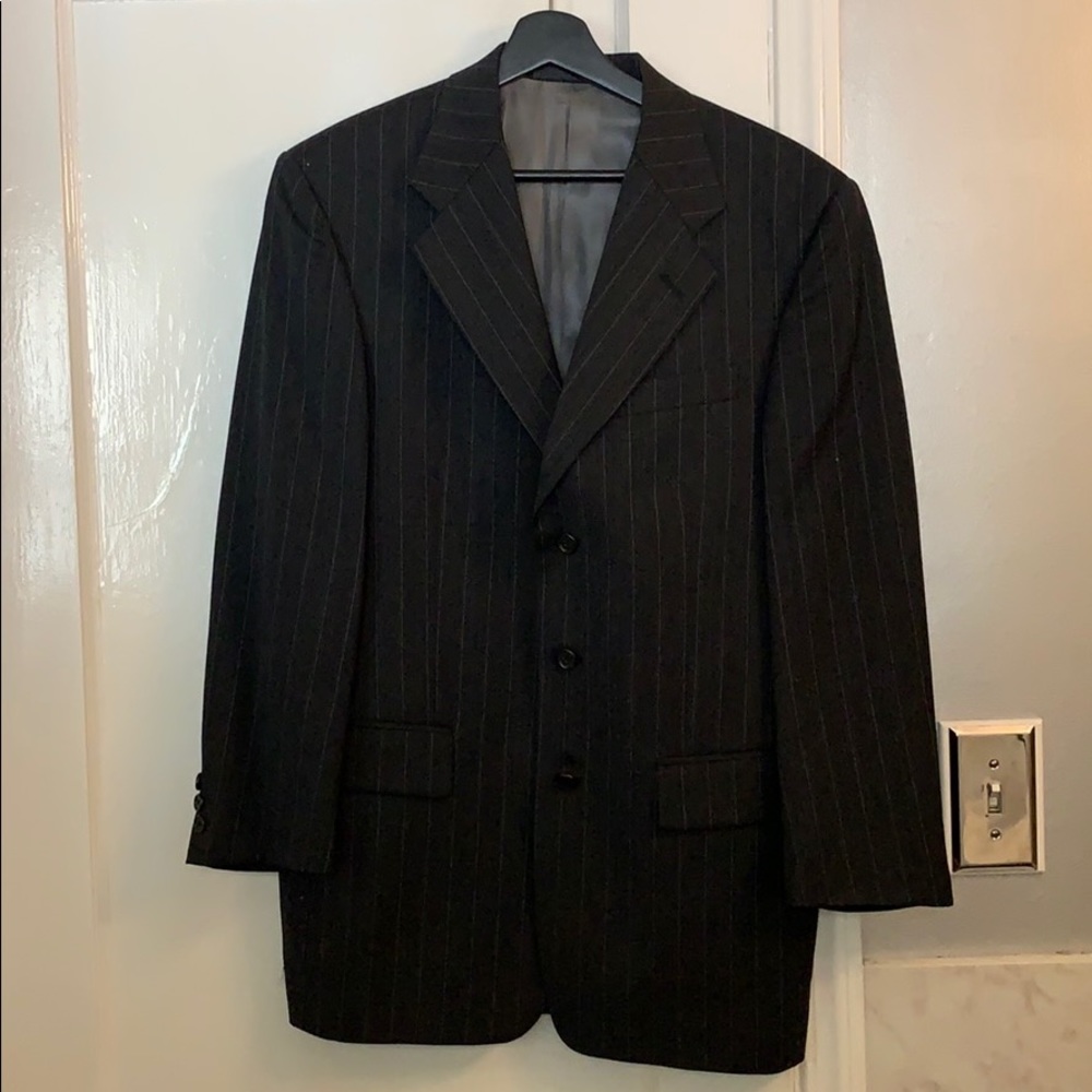 2 piece pinstripe suit